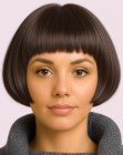 Cheek-length bob