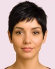 Edgy pixie cut