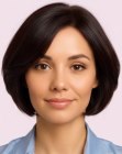 Flattering short bob
