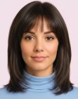 Shoulder-length haircut