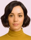 Bob for naturally wavy hair