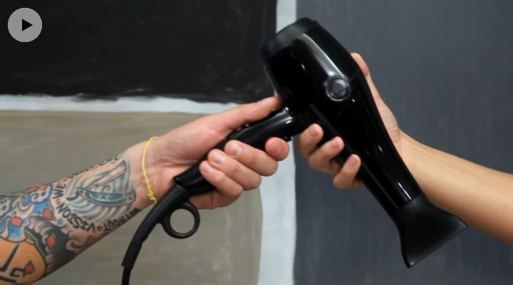 Hair dryer for a blowout