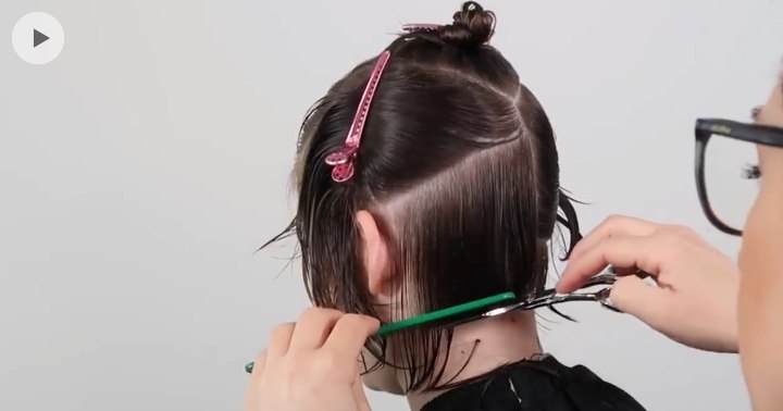 How to cut the back and sides for a classic bob