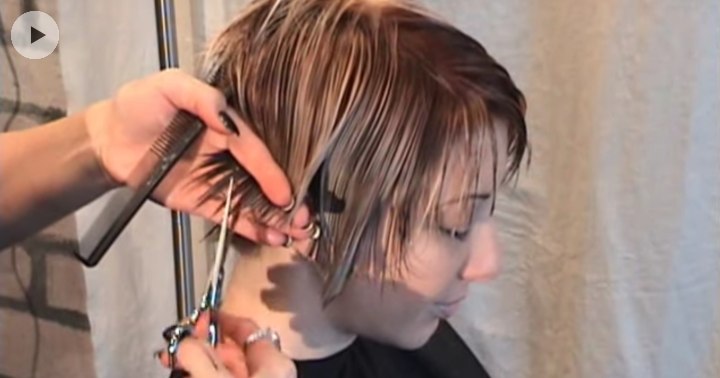 How to cut the sides of a pixie cut