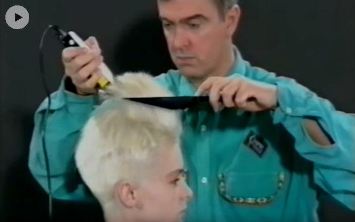 How to cut hair with a wedge comb and clippers