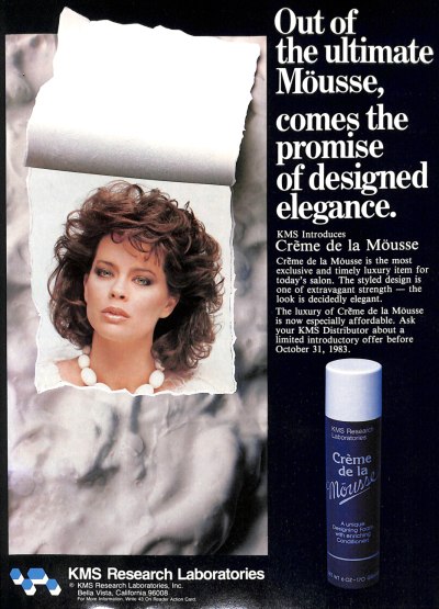 KMS Crème de la Möusse vintage ad