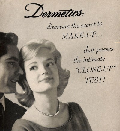 Dermetics make-up vintage ad